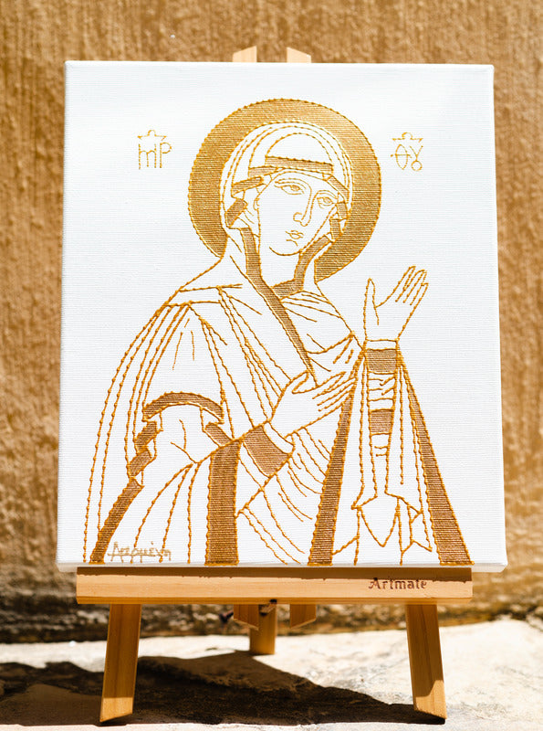 Virgin Mary - Small scale painting