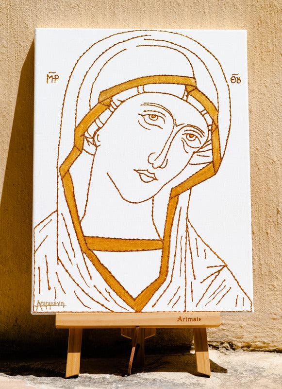 Virgin Mary - Large scale painting